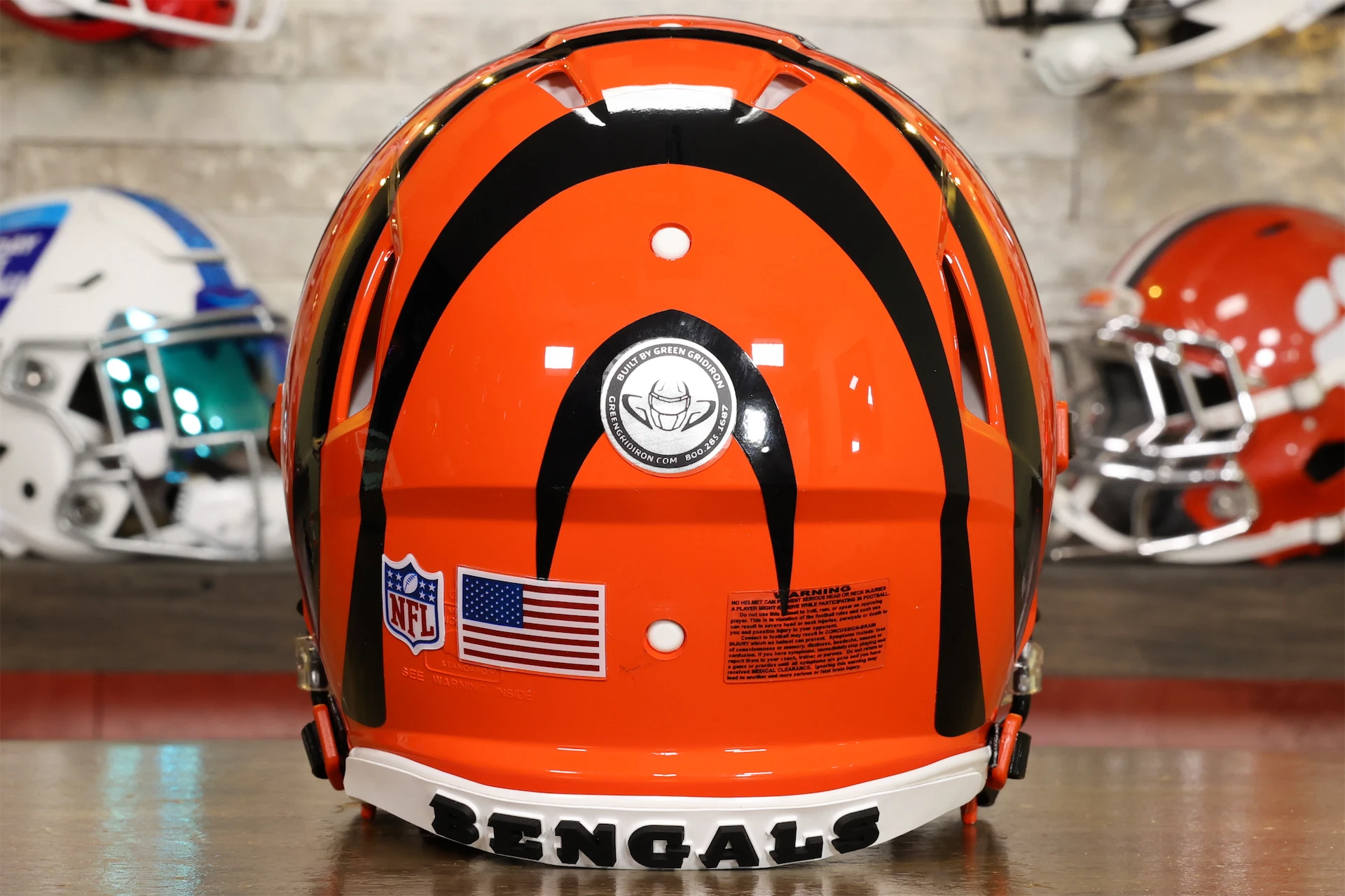 clemson football helmets blm Cincinnati Bengals Riddell Speed Authentic Helmet