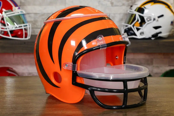 buy football snack helmet Cincinnati Bengals Snack Helmet – Green Gridiron, Inc
