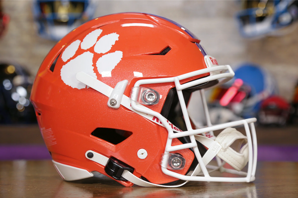 clemson football helmet speaker University They model the official team designs and colors on a smaller scale Clemson Tigers Riddell NCAA Riddell