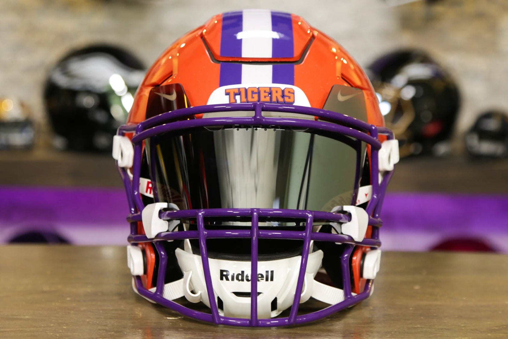 clemson football practice helmets University Helmet – LightHeaded This is an Authentic Clemson Tigers SpeedFlex Helmet by Riddell Clemson students power innovation in