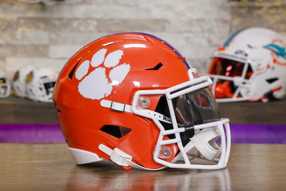 Clemson Tigers Riddell SpeedFlex Mid-Size Helmet