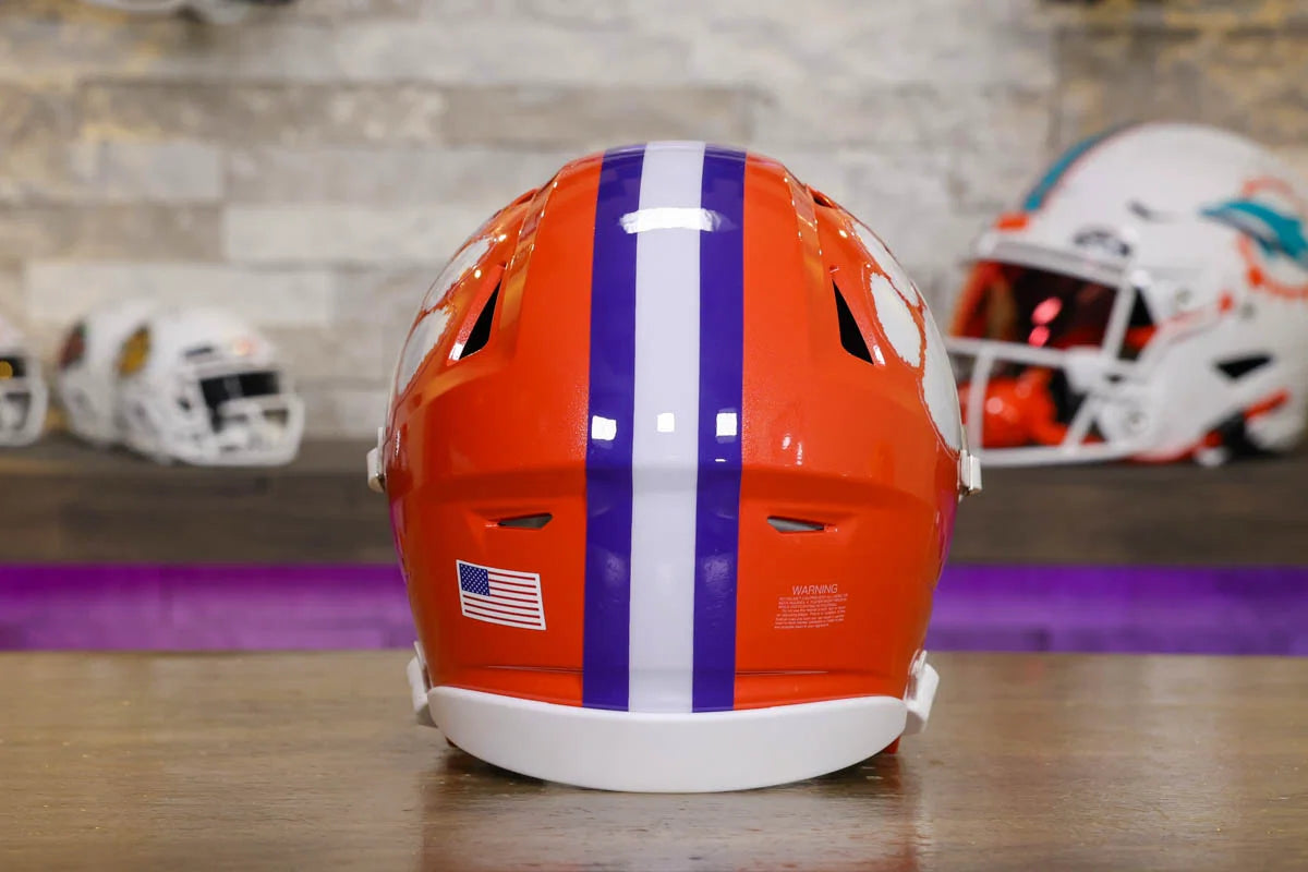 Clemson Tigers Riddell SpeedFlex Mid-Size Helmet – Green Gridiron, Inc
