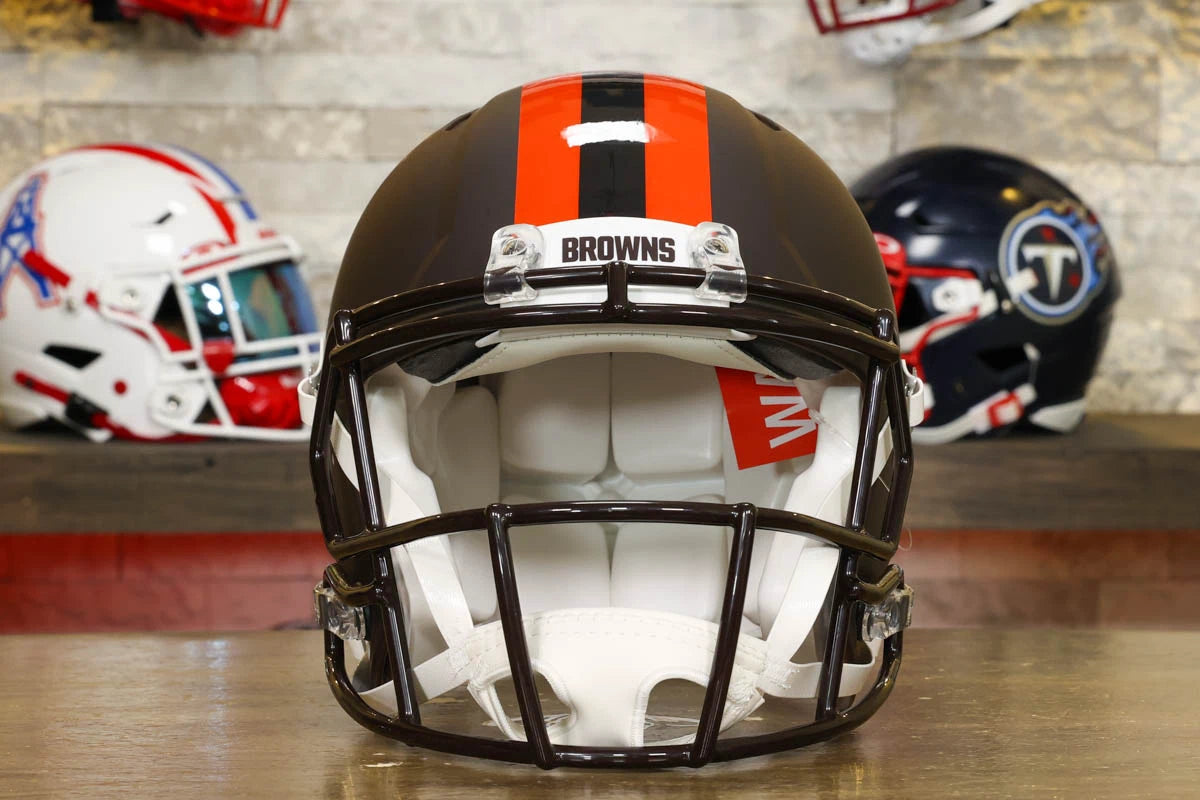 Riddellのヘルメット クリーブランド ブラウンズ リデル スピード オーセンティック