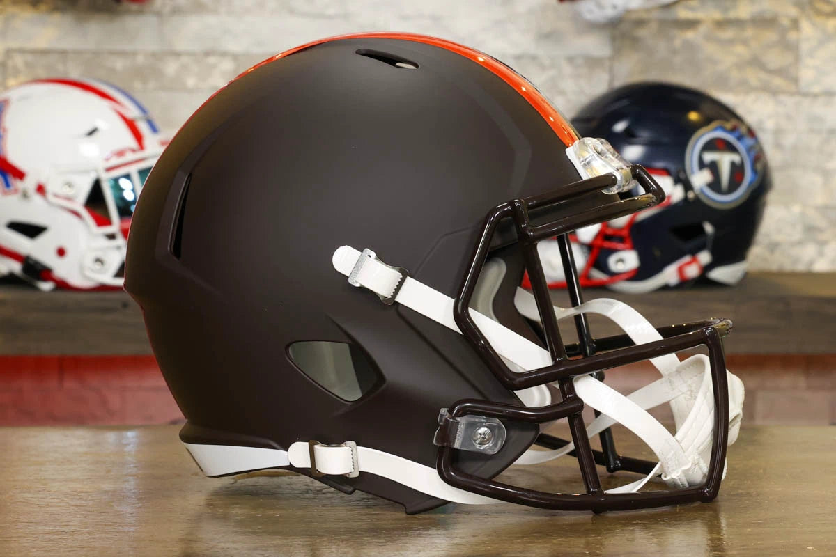 Cleveland Browns Riddell Speed Display Helmet - Alpha Dawg Alternate