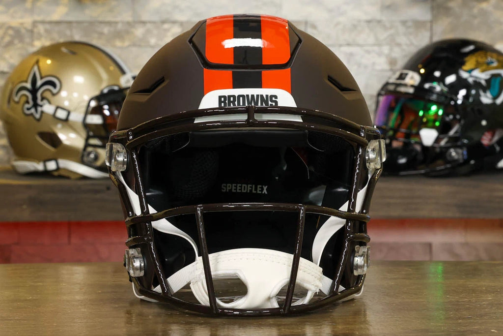 Cleveland Browns Riddell SpeedFlex Helmet - Alpha Dawg Alternate Cleveland Browns Riddell SpeedFlex Helmet - Alpha Dawg Alternate