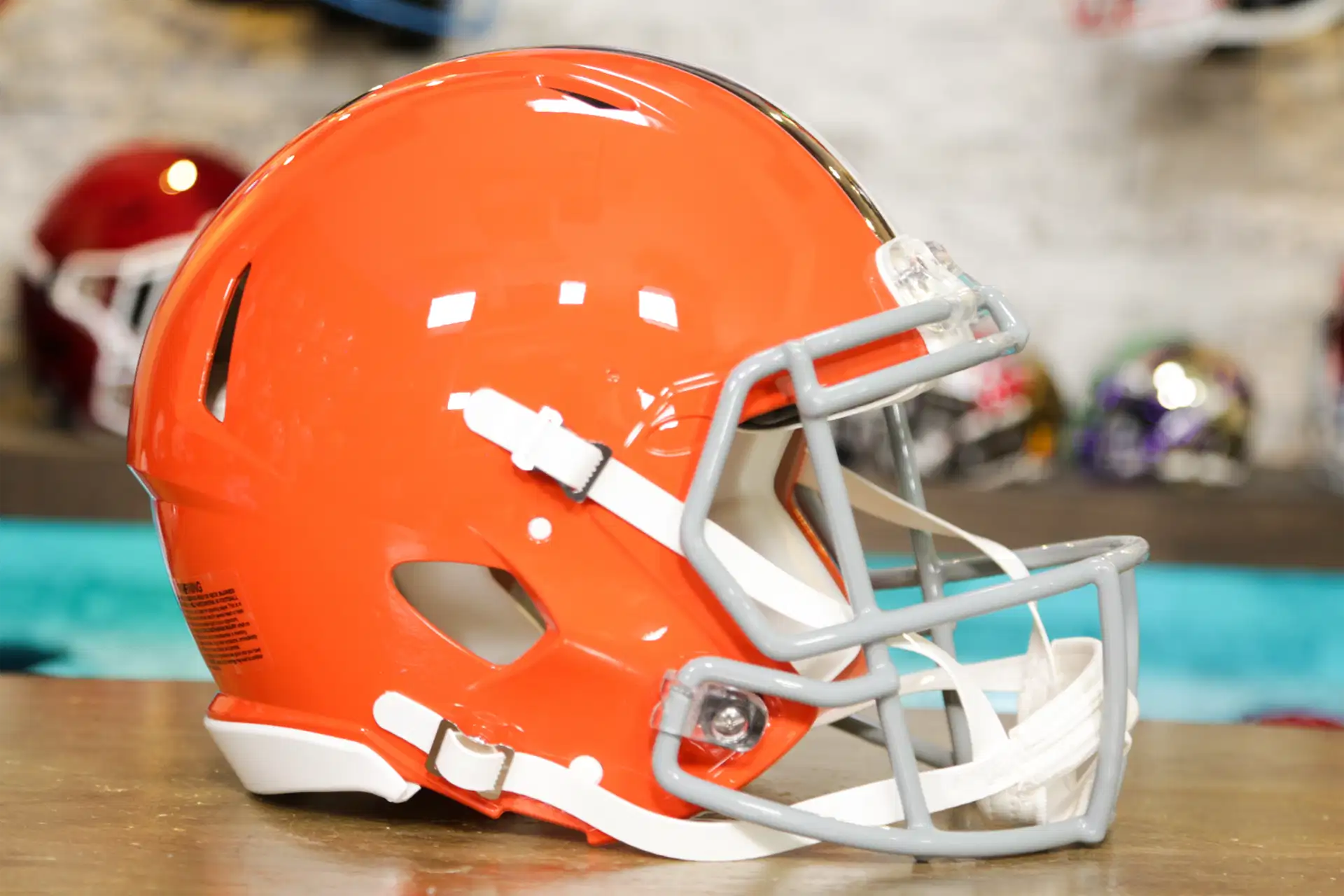 Cleveland Browns Riddell Speed Authentic Helmet Cleveland Browns Riddell Speed Authentic Helmet