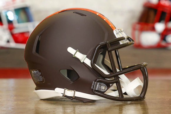 Cleveland Browns Riddell Speed Mini Helmet - Alpha Dawg Alternate
