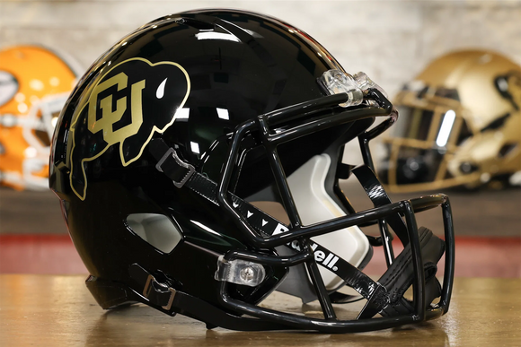 cu football helmets v Colorado Buffaloes Riddell Speed Display Helmet