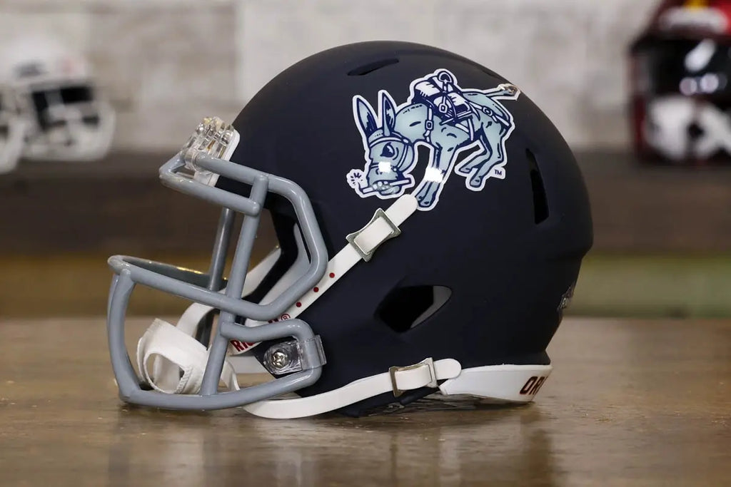 colorado high school football helmets Colorado School of Mines Orediggers Speed Mini Helmet – Green Gridiron, Inc