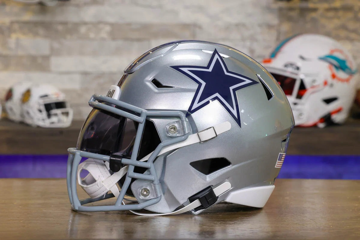 Dallas Cowboys Riddell SpeedFlex Mid-Size Helmet – Green Gridiron