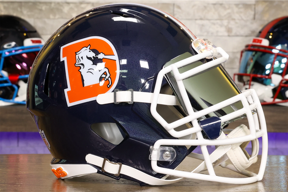 Denver Broncos Riddell Speed Display Helmet - GG Edition 02566