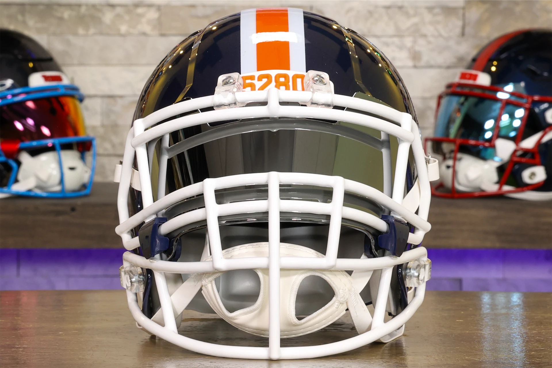 Denver Broncos Riddell Speed Display Helmet - GG Edition 02566