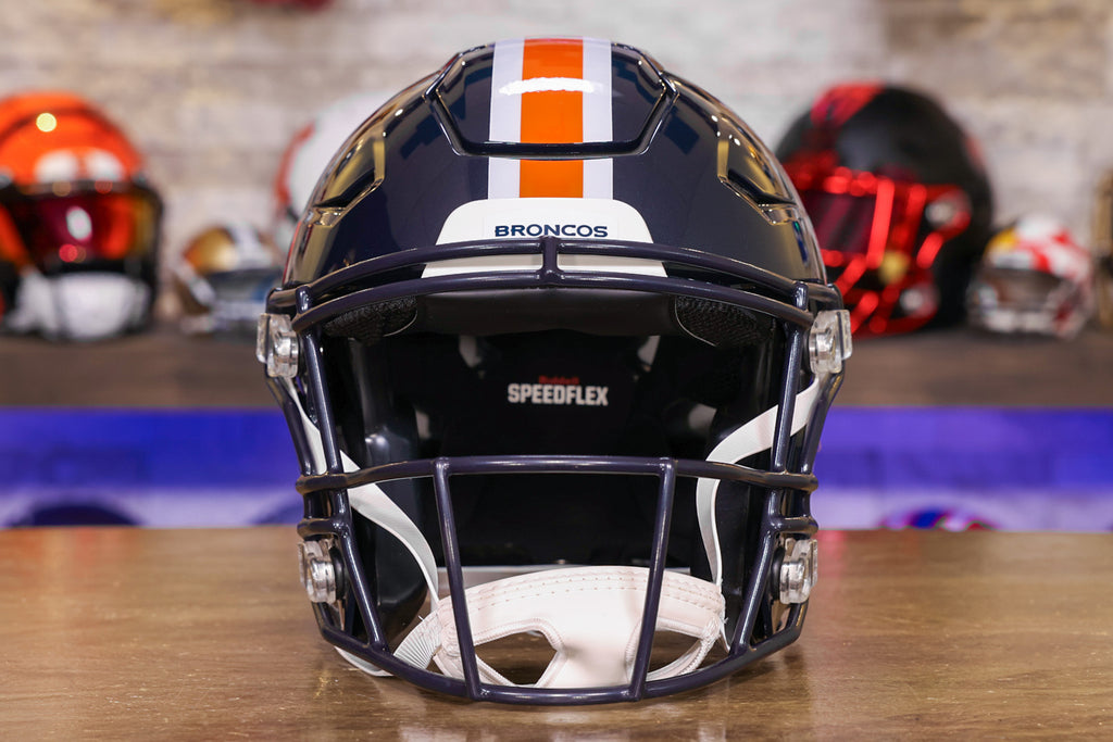 Every Color Speedlex Denver Broncos Riddell SpeedFlex Helmet - Alternate Color Rush – Green ...