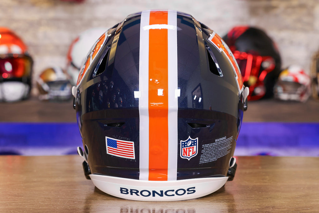 Every Color Speedlex Denver Broncos Riddell SpeedFlex Helmet - Alternate Color Rush – Green ...