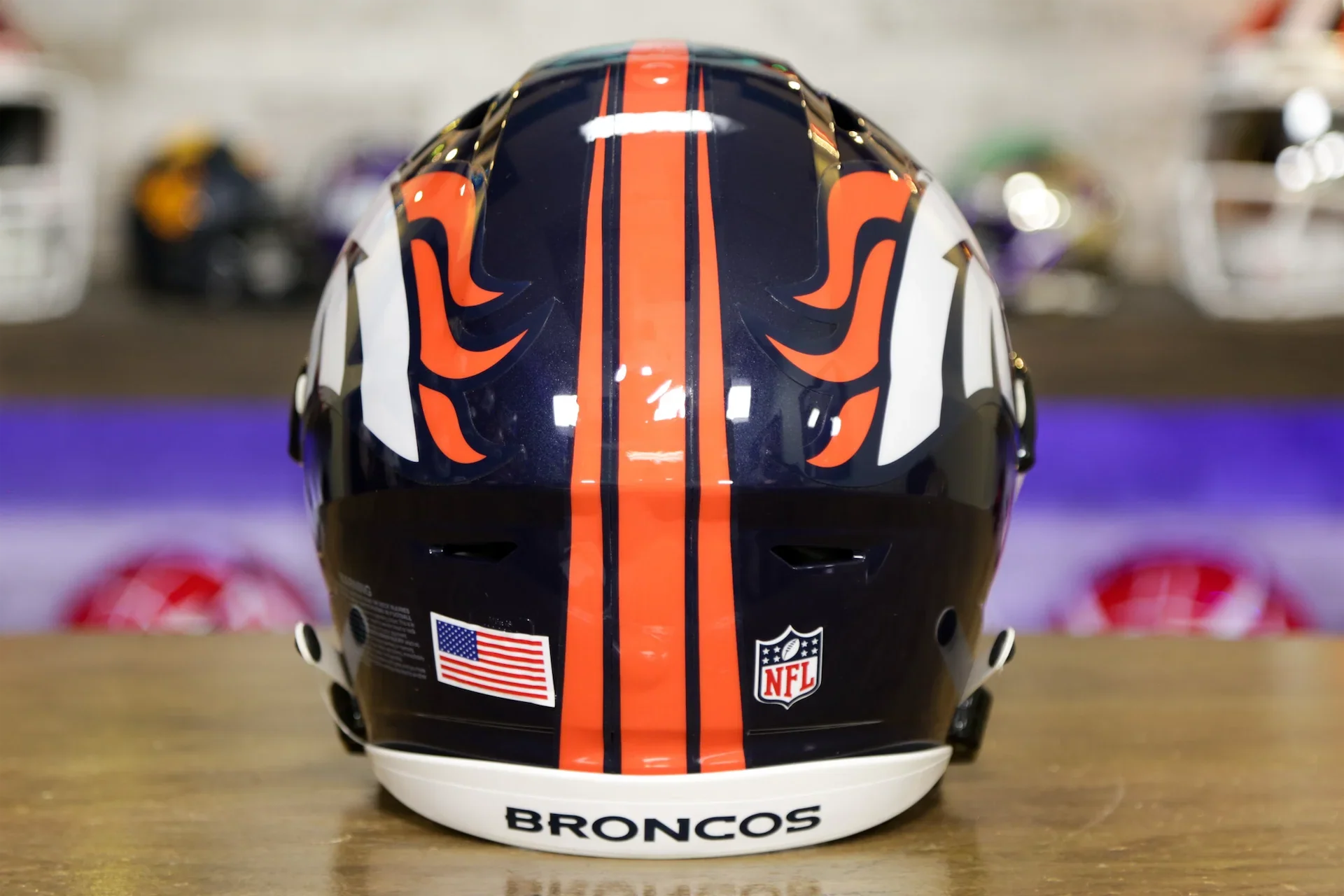 NFL デンバー・ブロンコス　ヘルメット デンバー ブロンコス リデル スピード ミニ ヘルメット - サミット