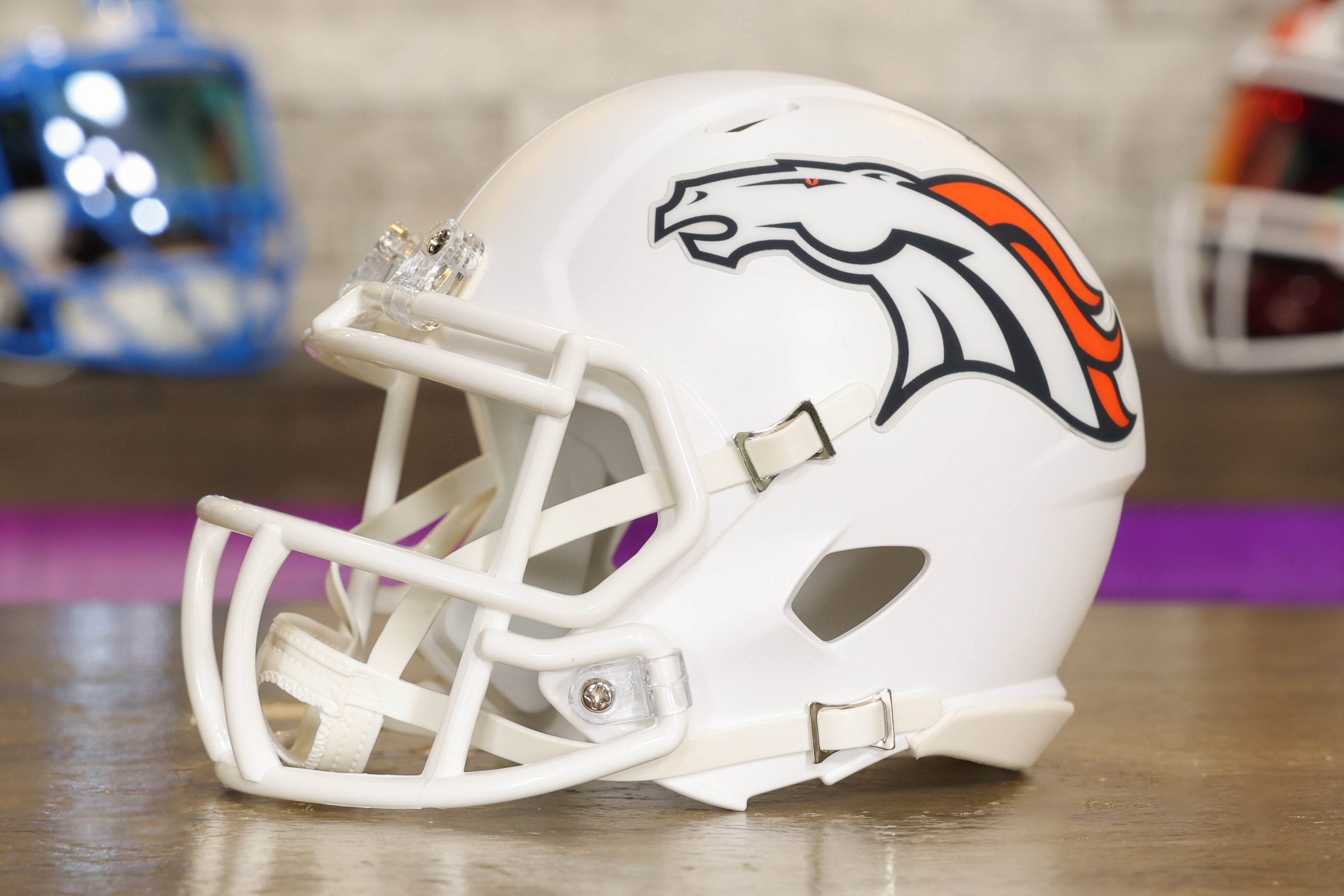 denver broncos mini football helmet super bowl Denver Broncos Riddell Speed Mini Helmet