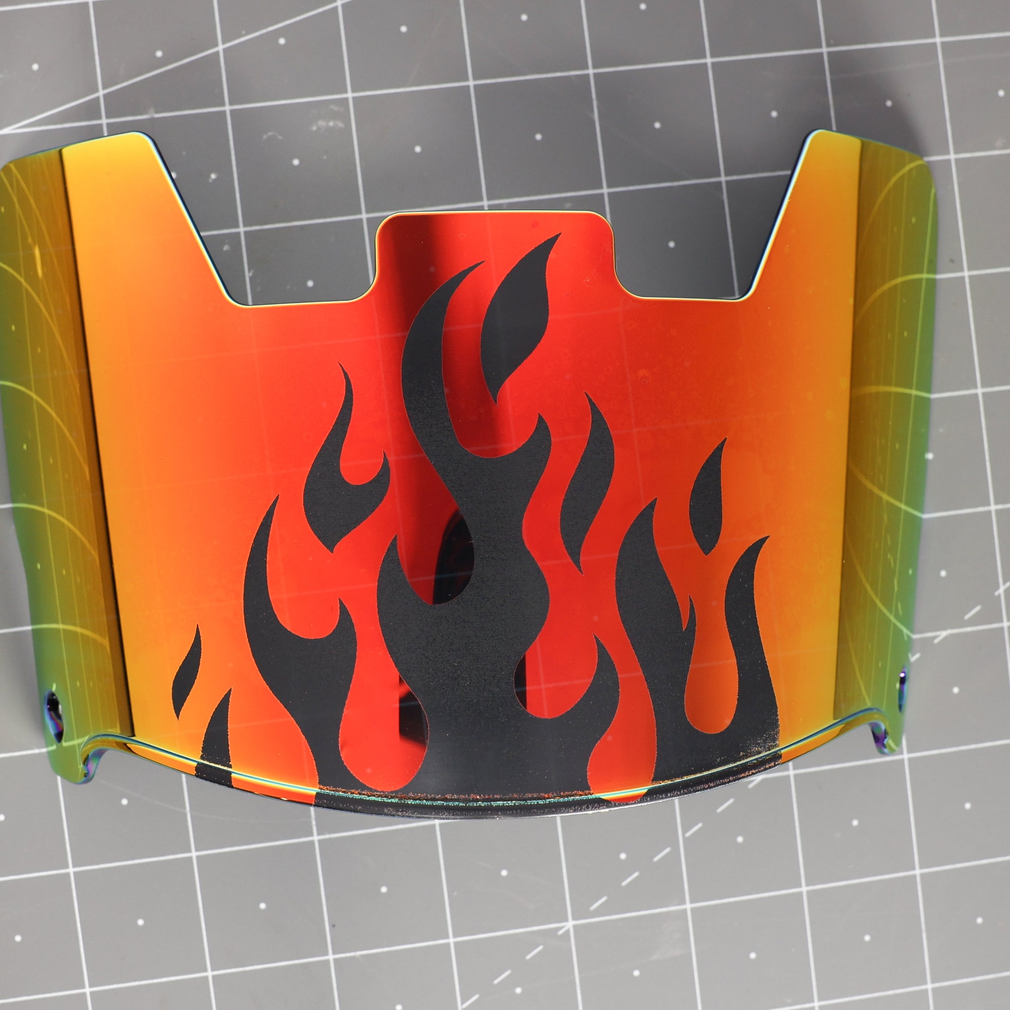Designer Etched Visor