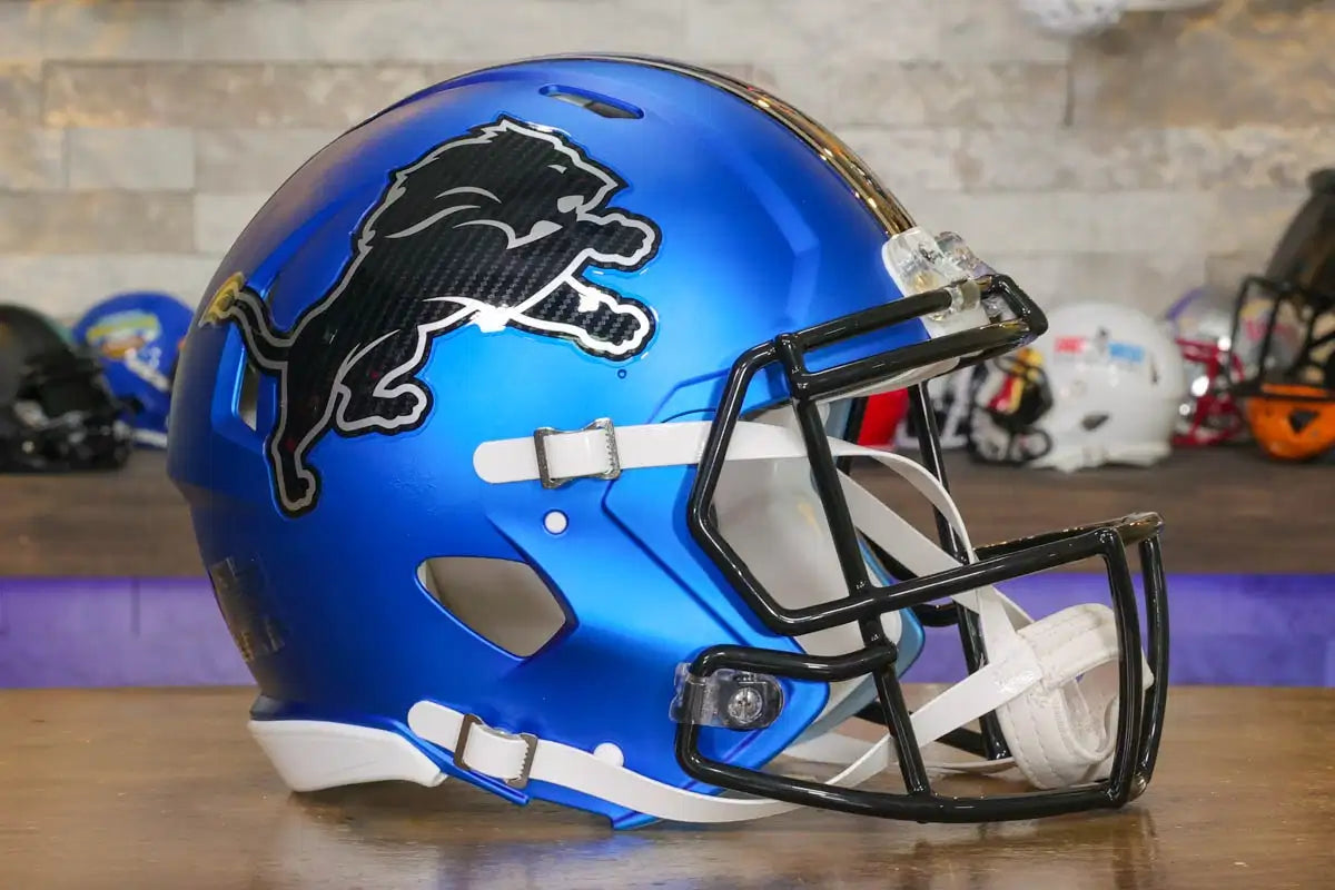 Detroit Lions Riddell Speed Authentic Helmet - Rivalries
