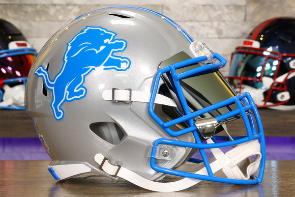 Detroit Lions Riddell Speed Display Helmet - GG Edition 02569