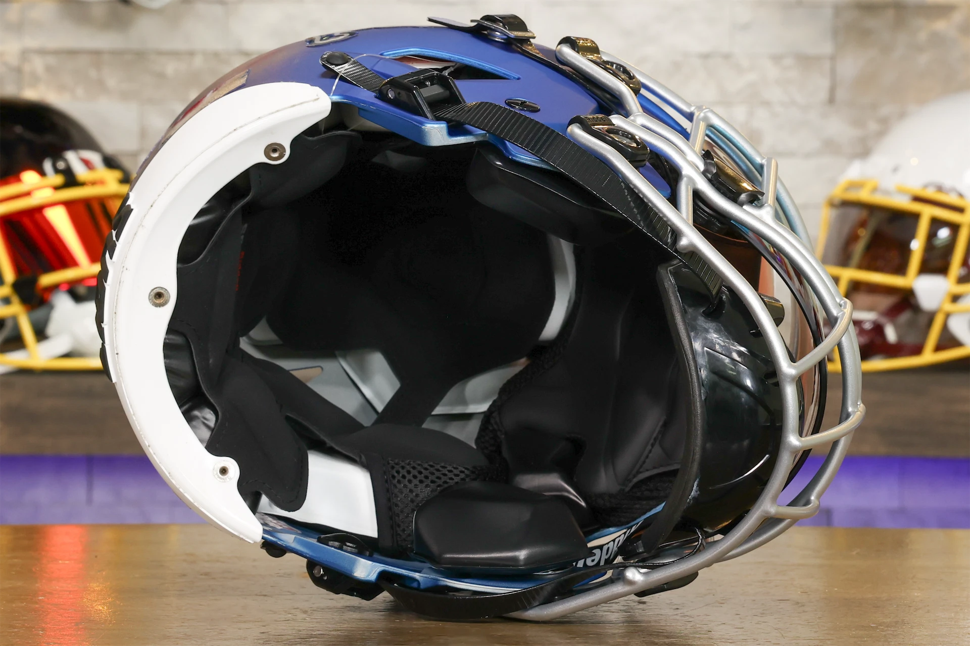 bike youth football helmets Detroit Lions Alternate Riddell SpeedFlex Helmet