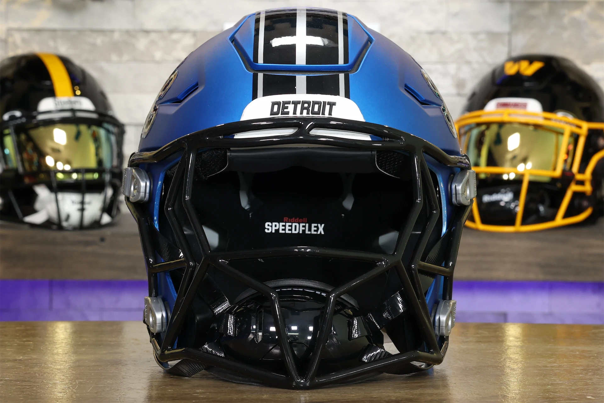 2048 football helmets Detroit Lions Alternate Riddell SpeedFlex Helmet