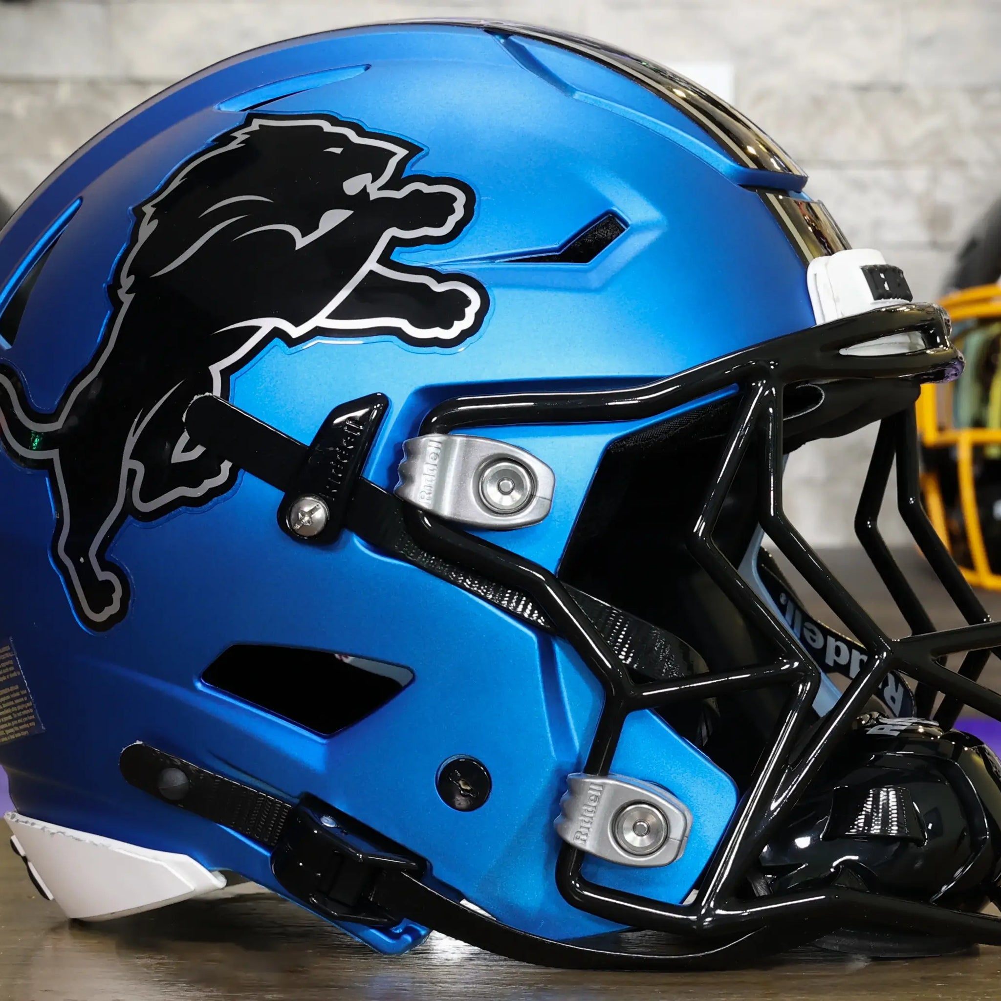 detroit lions motorcycle helmet Detroit Lions Alternate Riddell SpeedFlex Helmet