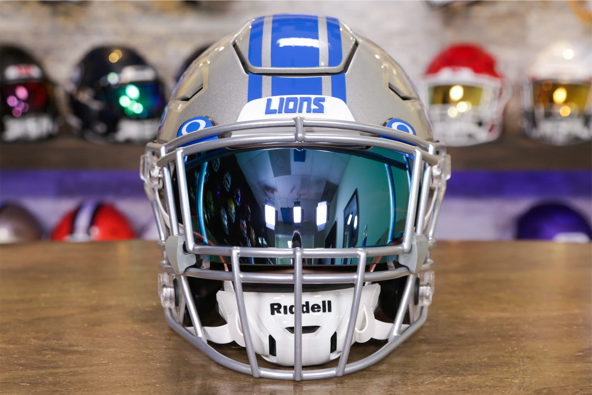 chrome speedflex helmet Detroit Lions Riddell SpeedFlex Helmet