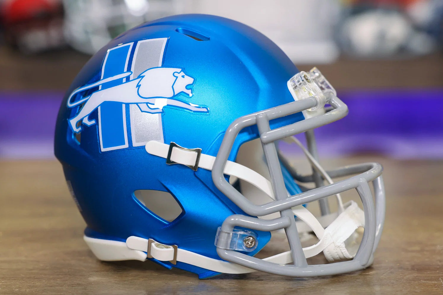 detroit lions mini football helmets 2024 Salute to Service Riddell Speed Helmet NEW Detroit Lions NFL Football Team Mini Helmet Authentic NFL Collectible Mini Helmet with Picture Inside. Detroit Lions Riddell Speed Mini