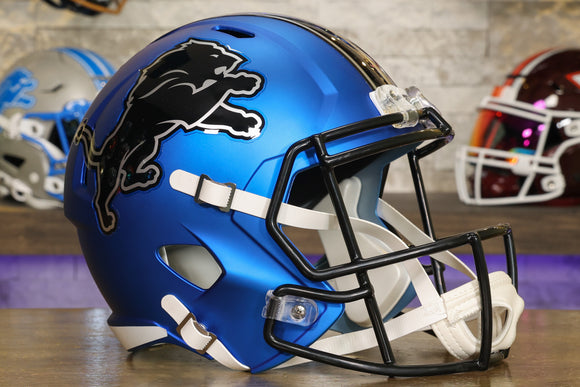 Detroit Lions Riddell Speed Display Helmet Detroit Lions Riddell Speed Display Helmet
