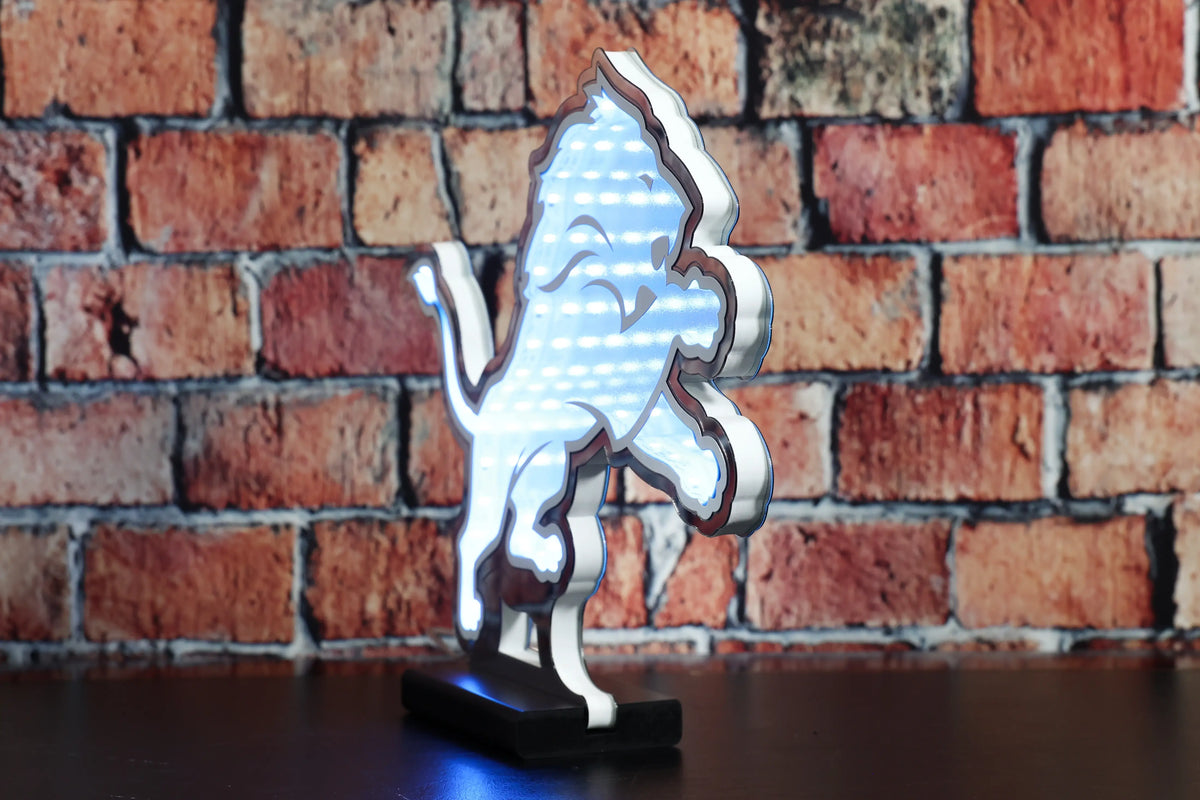 NFL LED Infinity Logo Light - Detroit Lions – Green Gridiron, Inc.