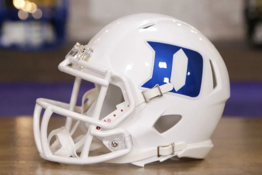 blue dawson football helmet Duke Blue Devils White Mini Speed