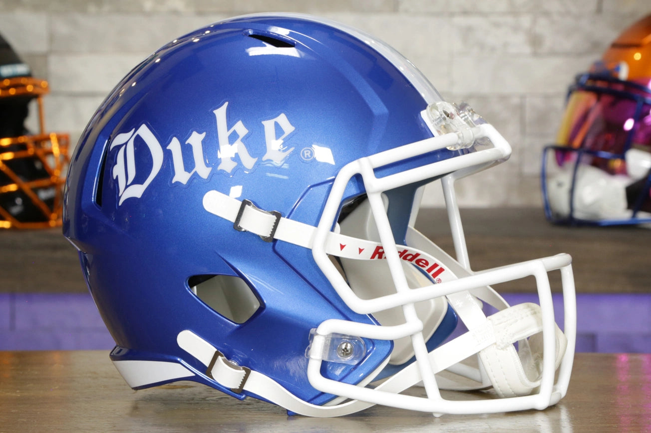blue devil football helmets Duke Devils Revolution SPEED Mini Helmet These officially licensed helmets are perfect for display Duke Blue Devils (Blue) Football