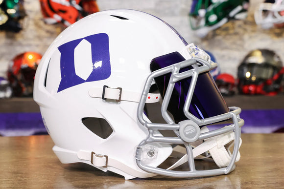 Duke Blue Devils Riddell Speed Display Helmet - GG Edition