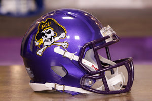 East Carolina Pirates Riddell Speed Mini Helmet - Metallic Purple