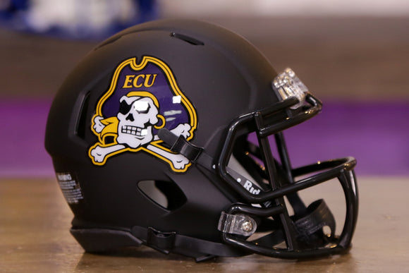East Carolina Pirates Riddell Speed Mini Helmet - Matte Black