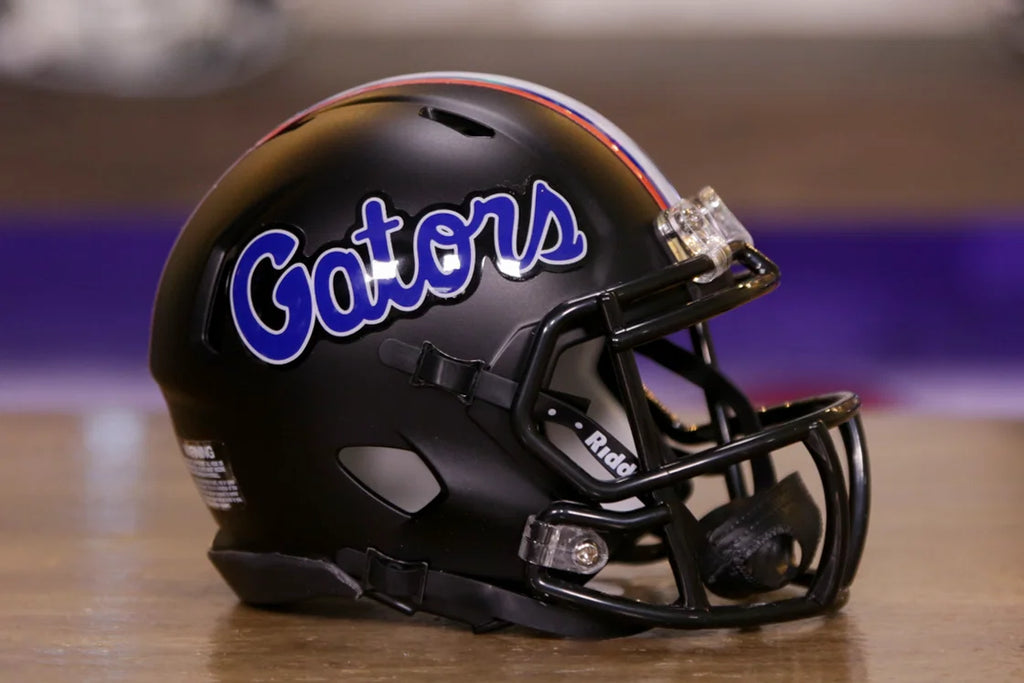 florida gators mini football helmet UF Orange Revolution Speed : Sports & Outdoors this collectible Mini Speed football helmet is made specifically for fans of the Florida Gators Florida Gators Chrome Base Mini