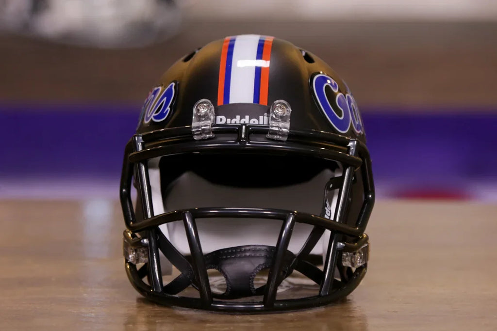 florida gators mini football helmet Golden Classic Logo Display Case scale display helmet is perfect for all football fans and great for autographs Florida Gators X Tom Petty