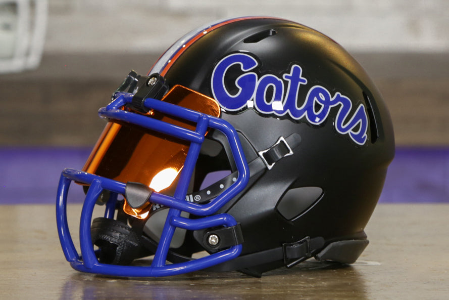 Gators Football Memorabilia Florida Gators Riddell Revolution Speed Mini  Helmet - NCAA Licensed Collectible (Size 3 5/8) Mini Nfl Helmets Riddell