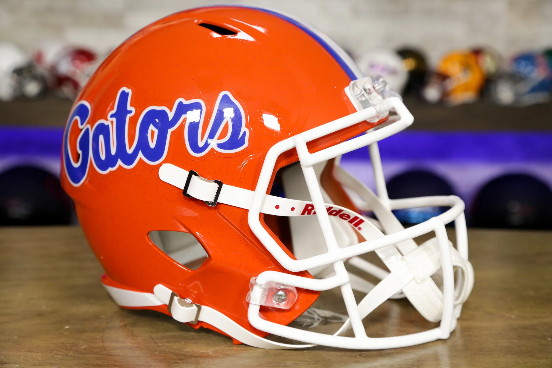 bike helmet with university of florida logo Florida Gators Replica Speed Helmet