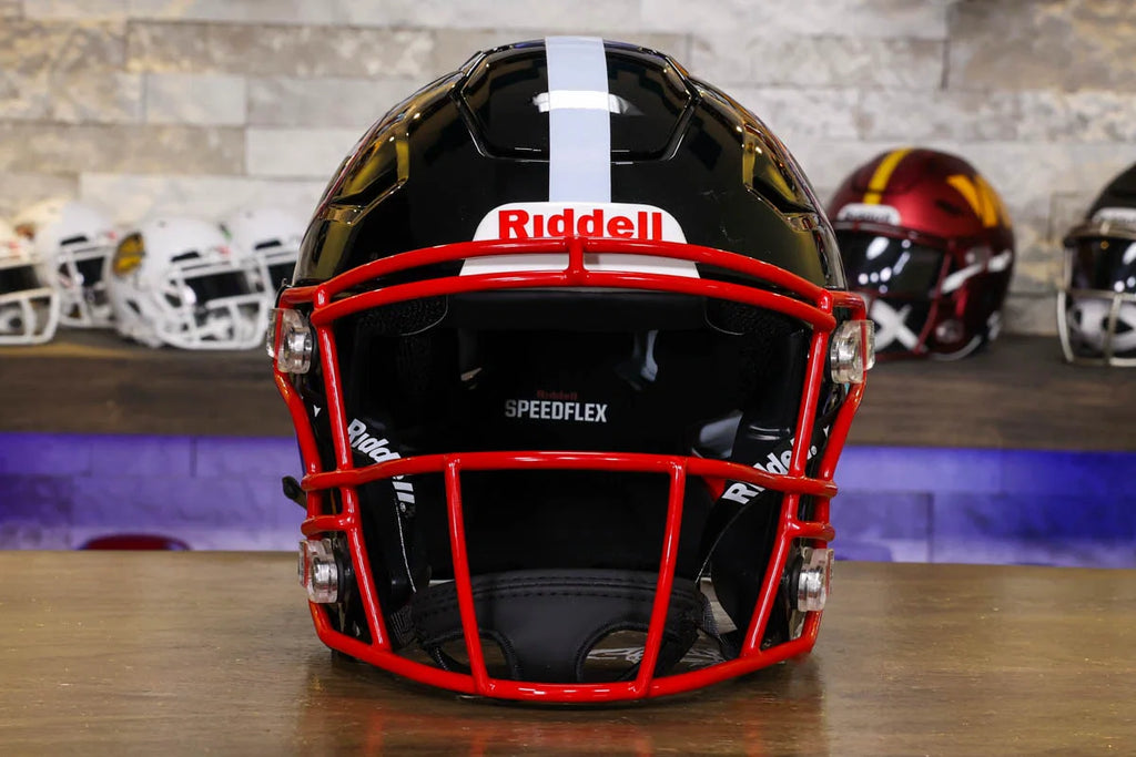 Riddell SpeedFlex ブラックヘルメット リデル スピードフレックス ブラックアウト - 大人用 – Green