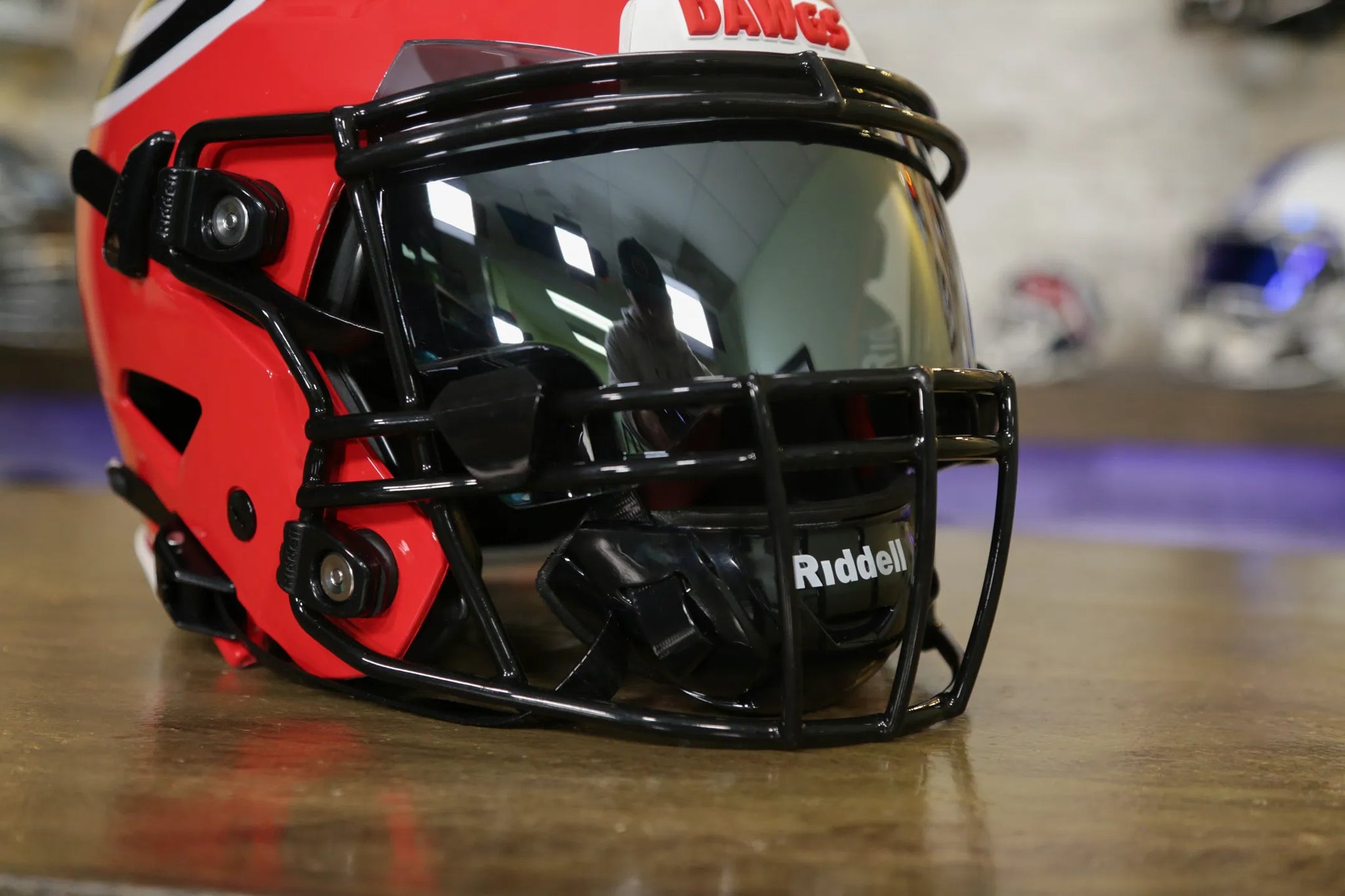georgia speedflex helmet Bulldogs Riddell Oakley Pro Visor or SHOC Zero G Plus Visor Under Armour NFL/Unbranded Visor Clips Premium Riddell SpeedFlex Facemask Colored Facemask Clips Alternate Uniforms Concept Uga Helmet