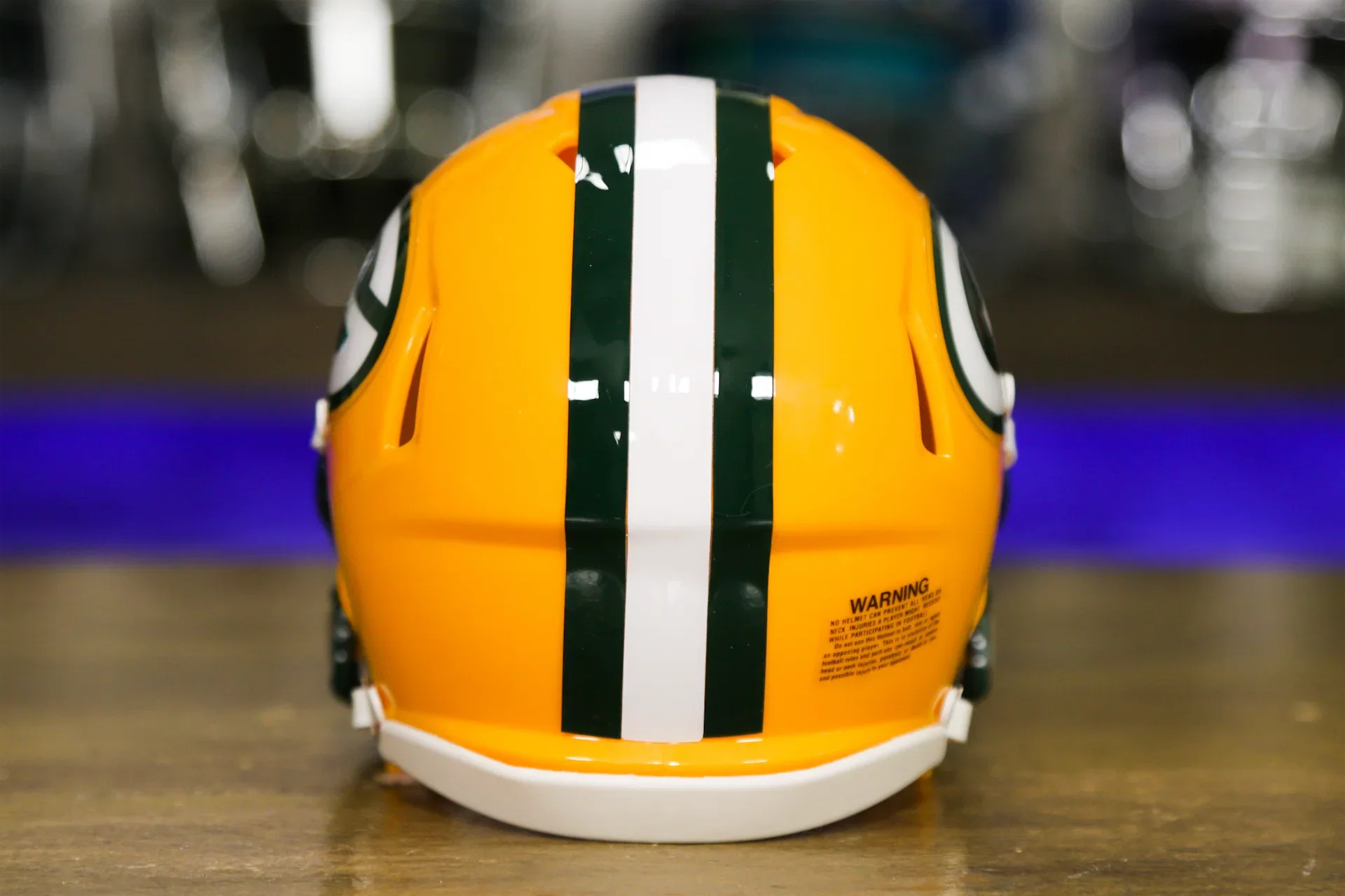NFL Riddel グリーンベイ・パッカーズ ミニヘルメット Green Bay Packers Gold Chrome Ridell Mini Helmet Super Bowl Champs