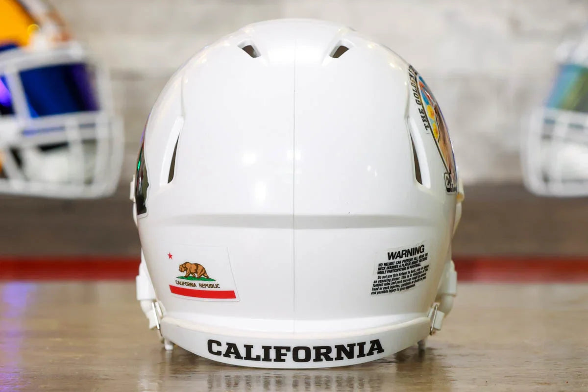cal football white helmet State Mini Helmet