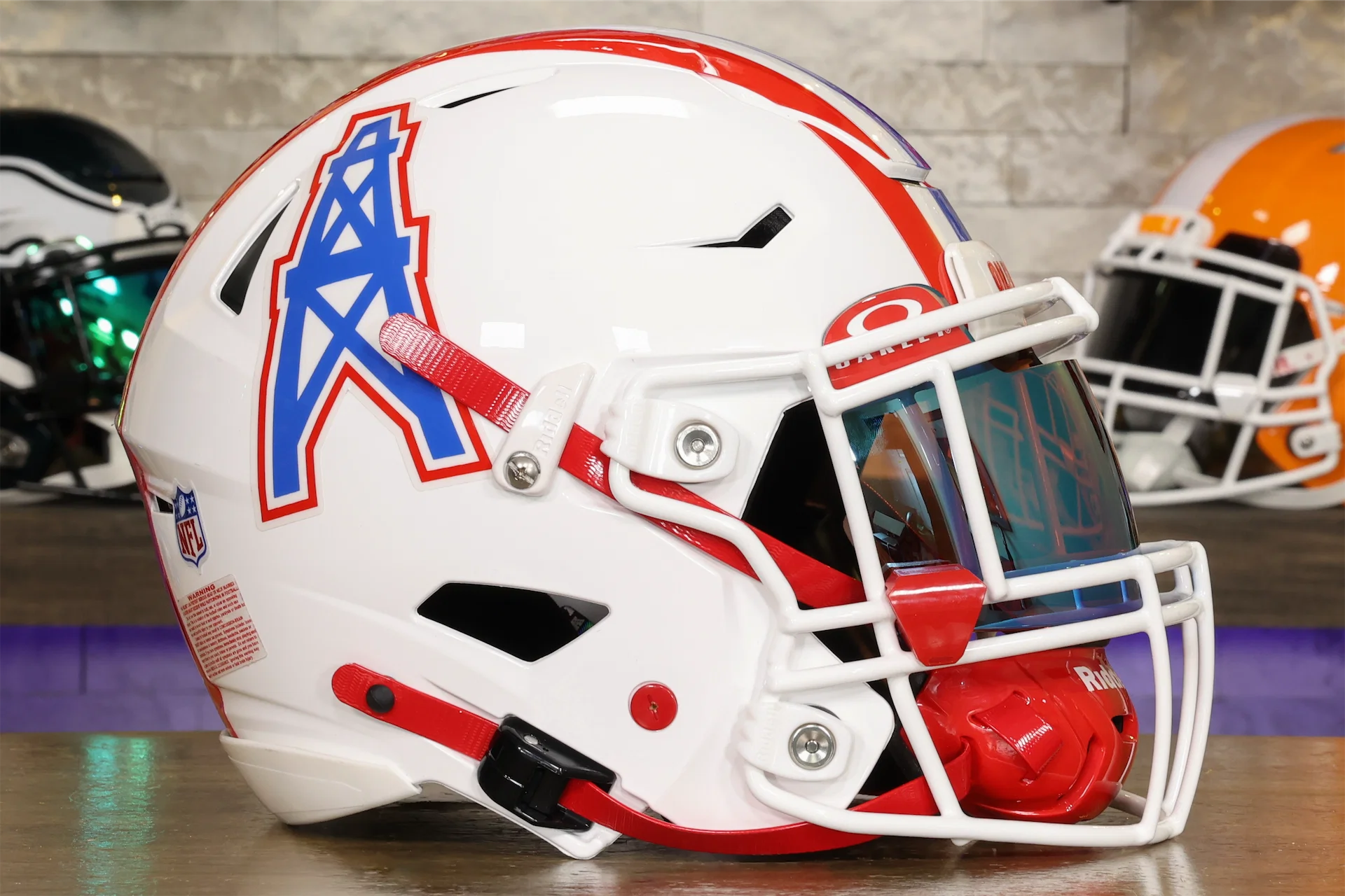 best place to buy motorcycle helmets in houston HAX Full Face DOT Approved Helmet with Dual Rear Wing and Pinlock Ready Curated Design GG Edition helmets are assembled to order Upgrades included with purchase Houston Oilers Riddell SpeedFlex Helmet