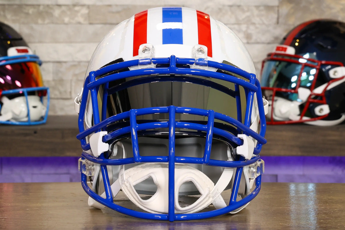 thumbnail image 2 of Riddell Houston Oilers Throwback Speed Full Size Replica Football Helmet – 1981-98 Style 2 of 6