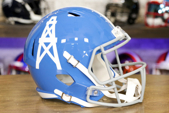 houston oilers helmet speedflex Kenny Autographed "HOF 86" Houston Full Size Speed Helm Super Sports Center this collectible Speed Replica football helmet is made specifically for fans Houston Oilers Riddell SpeedFlex Authentic