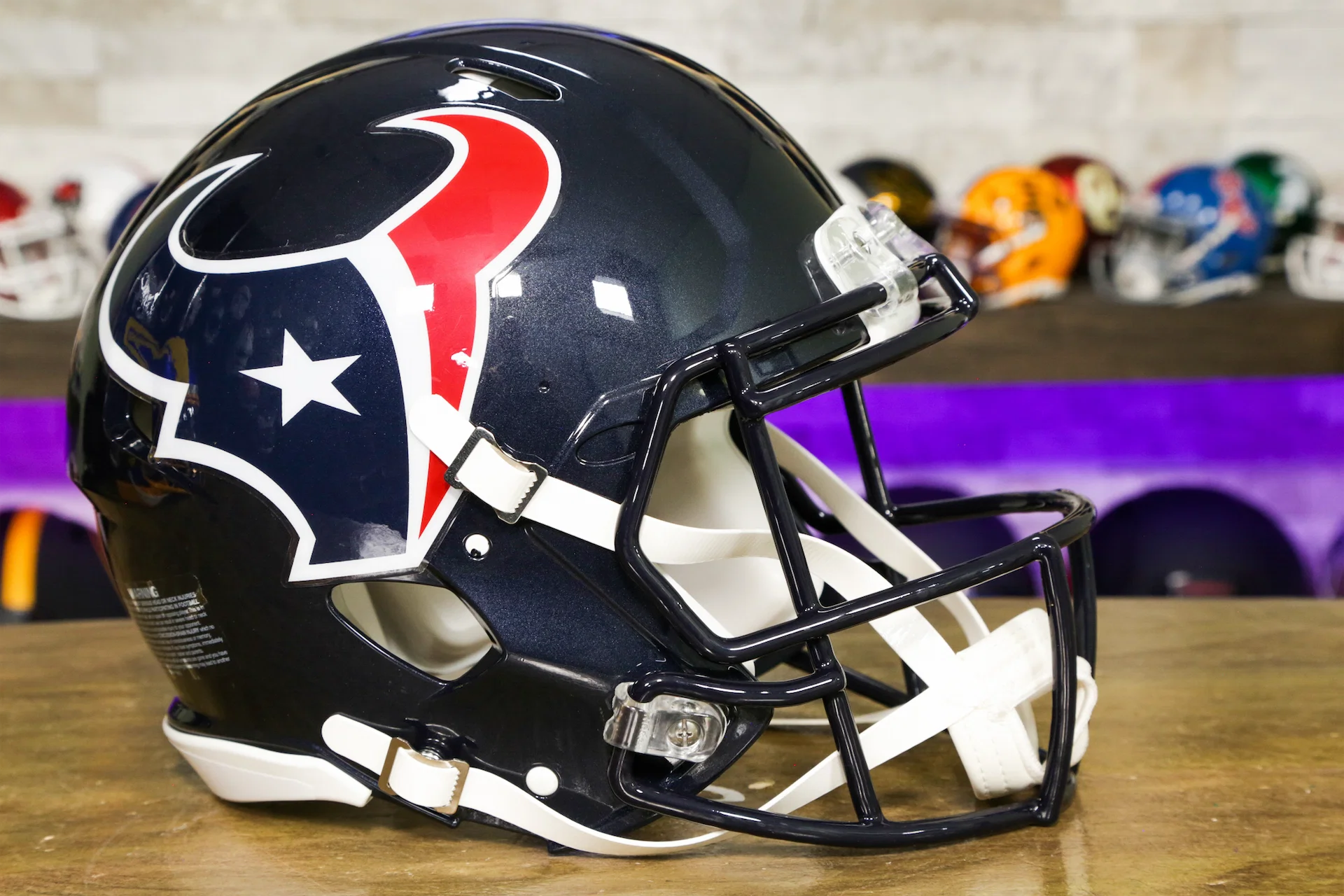Houston Texans Riddell Speed Authentic Helmet 2002 Houston Texans Riddell Speed Authentic Helmet 2002