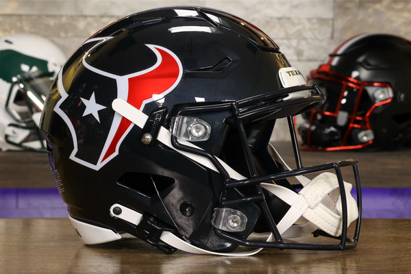 dc football helmets Houston Texans Helmet Riddell Authentic Full Size SpeedFlex Style