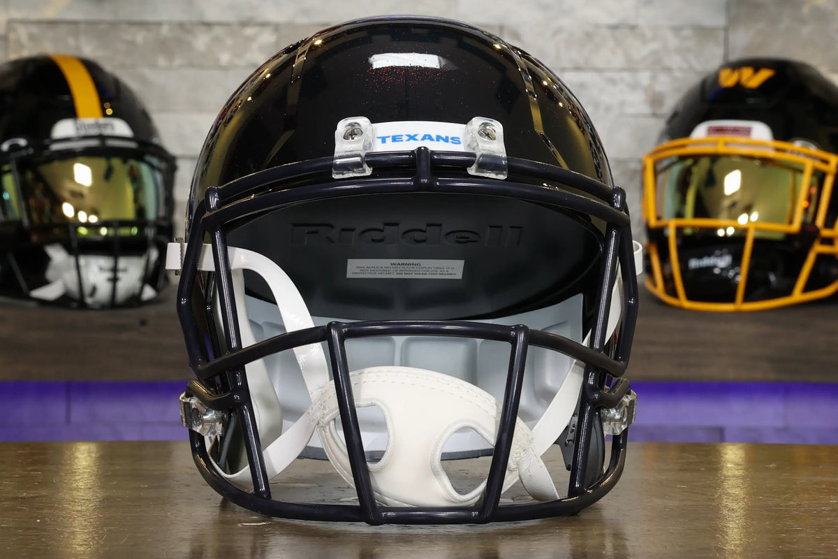 Riddell Speed Mini Casque Salute Houston Texans Football Riddell Casque Miniature NFL Texans - Édition Salute To Service - 13cm - Collection Football Américain Casque Collection Football Américain Riddell Speed Mini Casque Salute Houston Texans Football Riddell Casque Miniature NFL Texans - Édition Salute To Service - 13cm - Collection Football Américain Casque Collection Football Américain