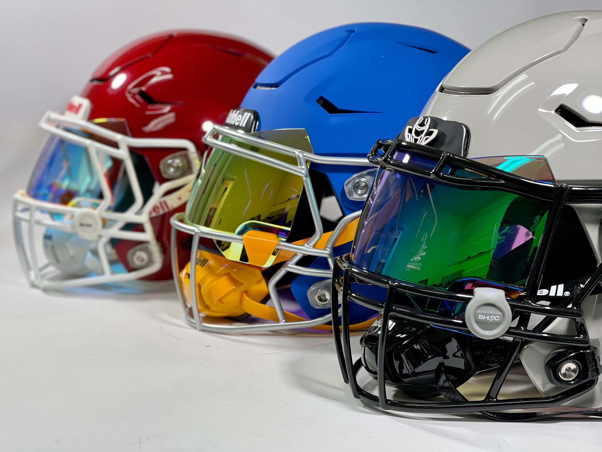 big 5 football helmet visors Clear Visor, Football Visor for Adults&Youth Designed to accommodate various adult/youth helmet brands and models SHOC Zero G Plus Football